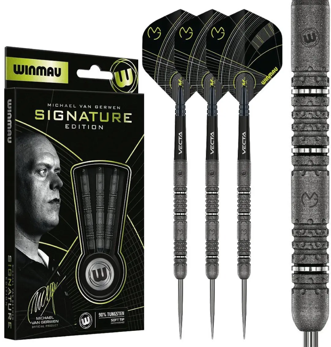Winmau Michael van Gerwen Signature Edition Dartpijlen 3 Stuks
