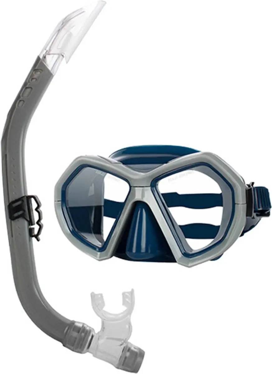 Aquatech Snorkelset Reef Diver - Blauw|Grijs