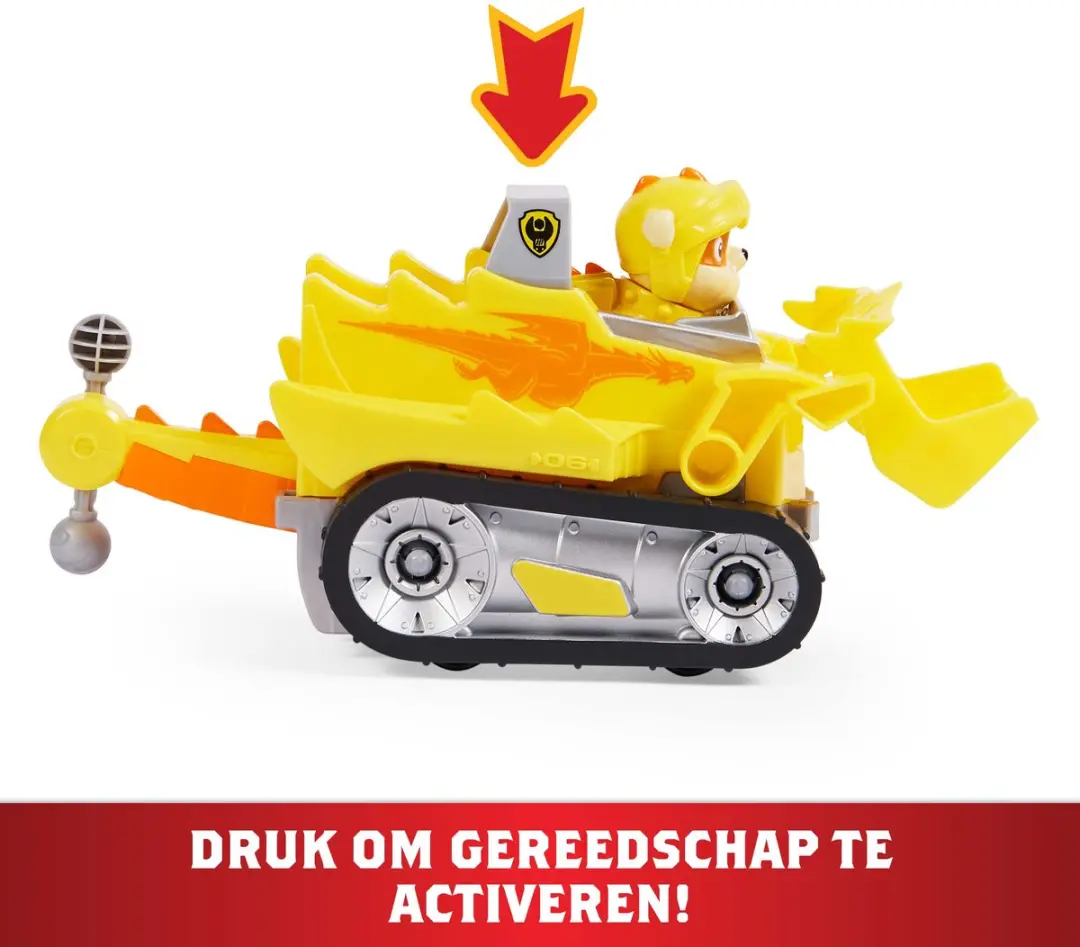 PAW Patrol Rescue Knights Rubble Transformer Speelgoedauto - MPN 6063587