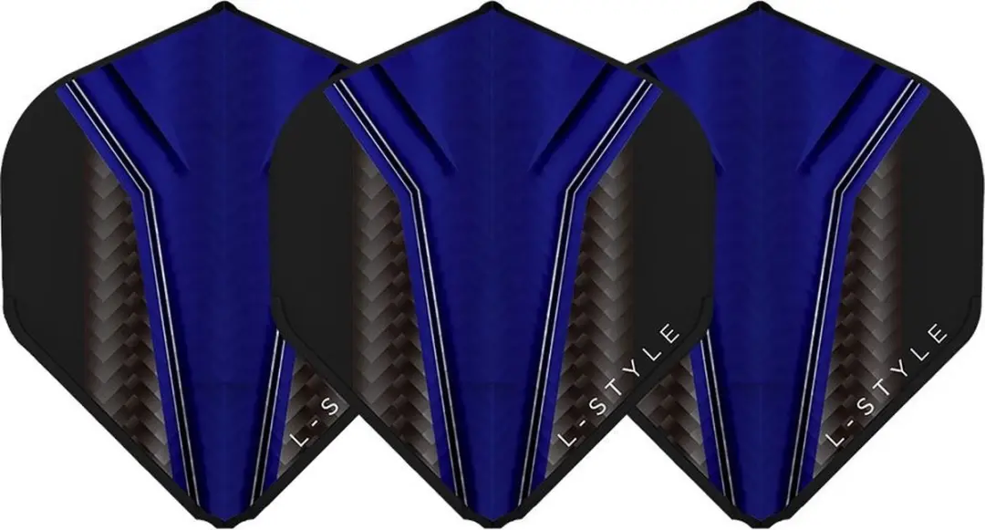 L-Style Champagne L1 EZ Standard Inception Blue Dart Flights FL1003 - 3 Stuks