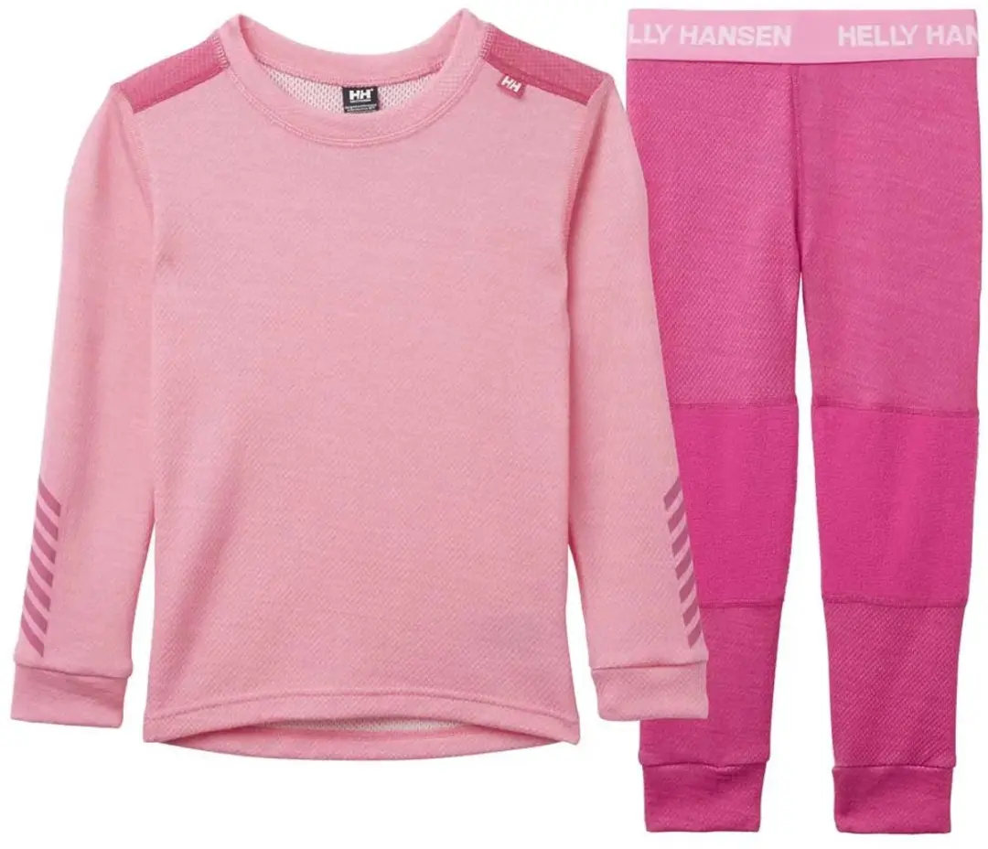 Helly Hansen Lifa Merino Set Basislaag 6 jaar - Roze
