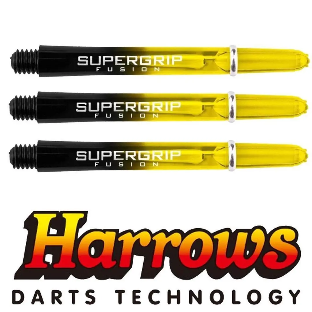 Harrows Supergrip Nylon Fusion Short - MPN 191960 - Zwart/Geel