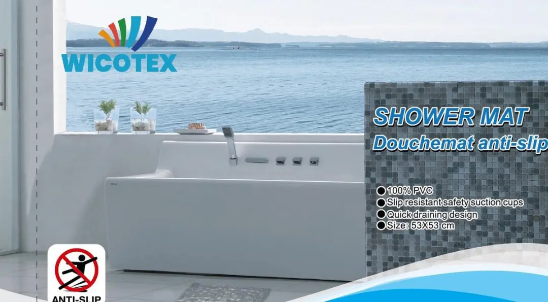 Wicotex Douchemat Antislip 53x53cm Grijs - MPN 7141224657380