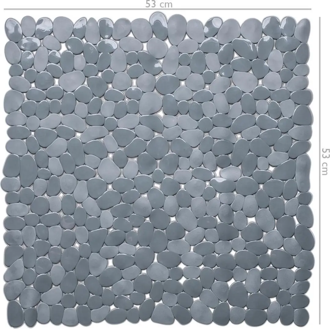 Wicotex Douchemat Antislip 53x53cm Grijs - MPN 7141224657380