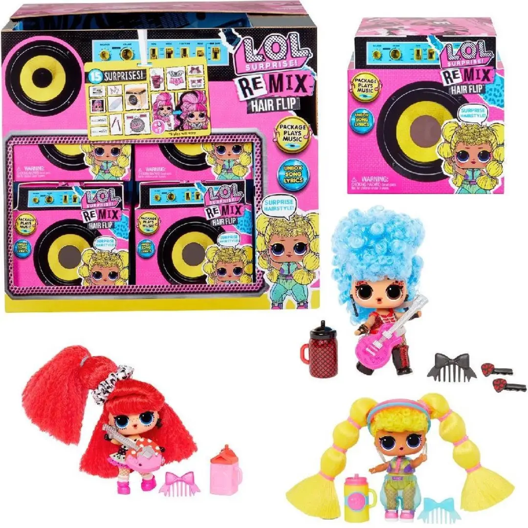 LOL! Surprise! Remix Hairflip Tots Minipop - Multicolor