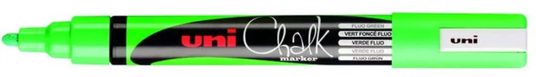 uni-ball Chalk Fluorescerend Groen - 6 Stuks
