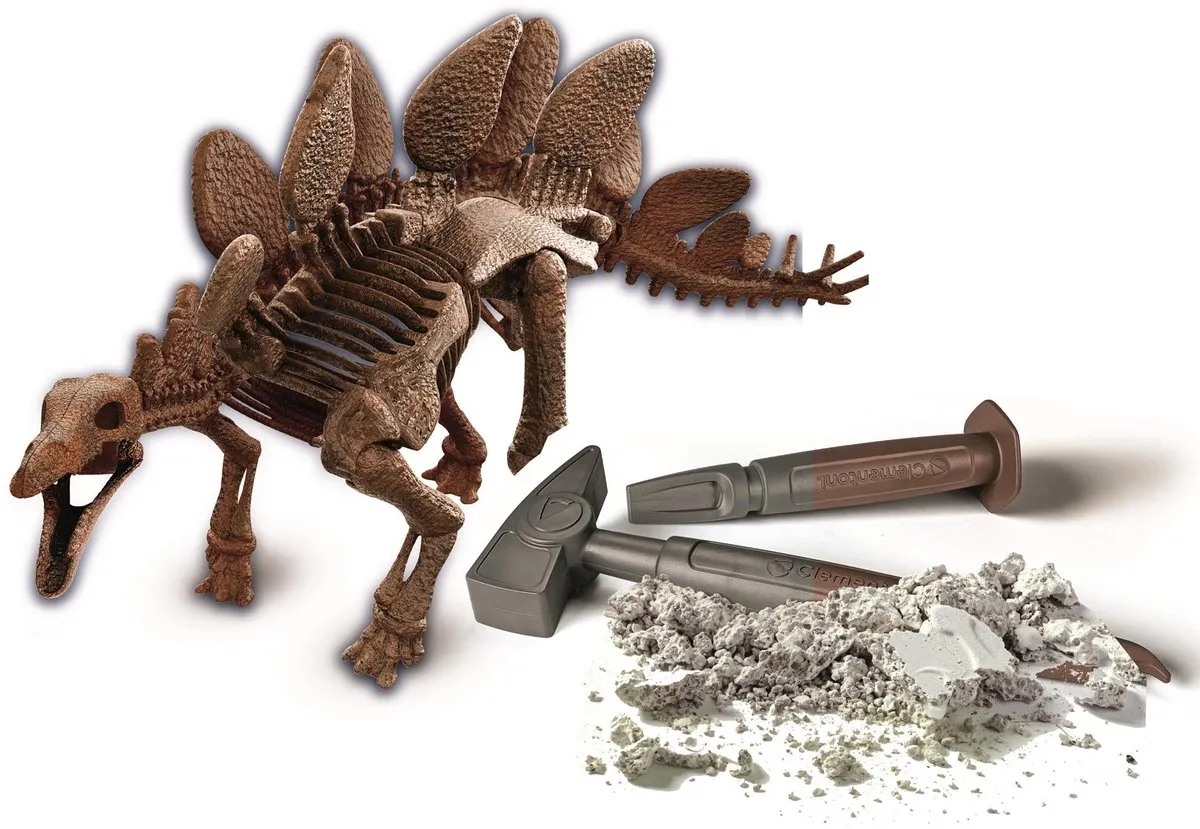 Clementoni Archeologisch STEM Speelgoed Stegosaurus Skelet Opgraven 56594