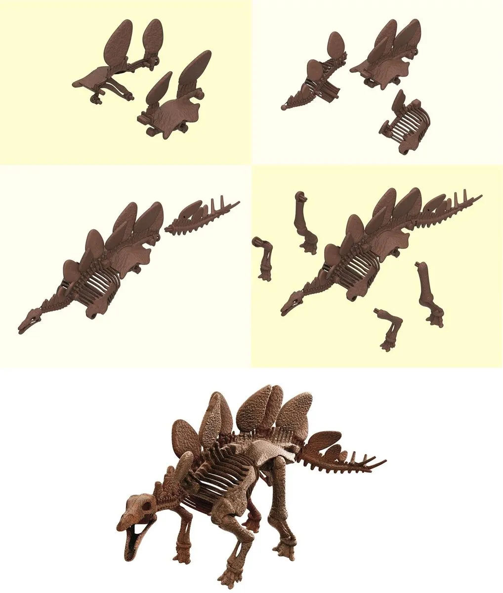 Clementoni Archeologisch STEM Speelgoed Stegosaurus Skelet Opgraven 56594