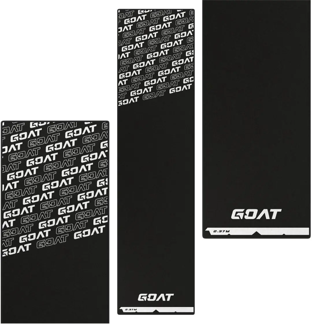 goat Carpet Dartmat GD2200010 - 241x60cm - Zwart/Wit