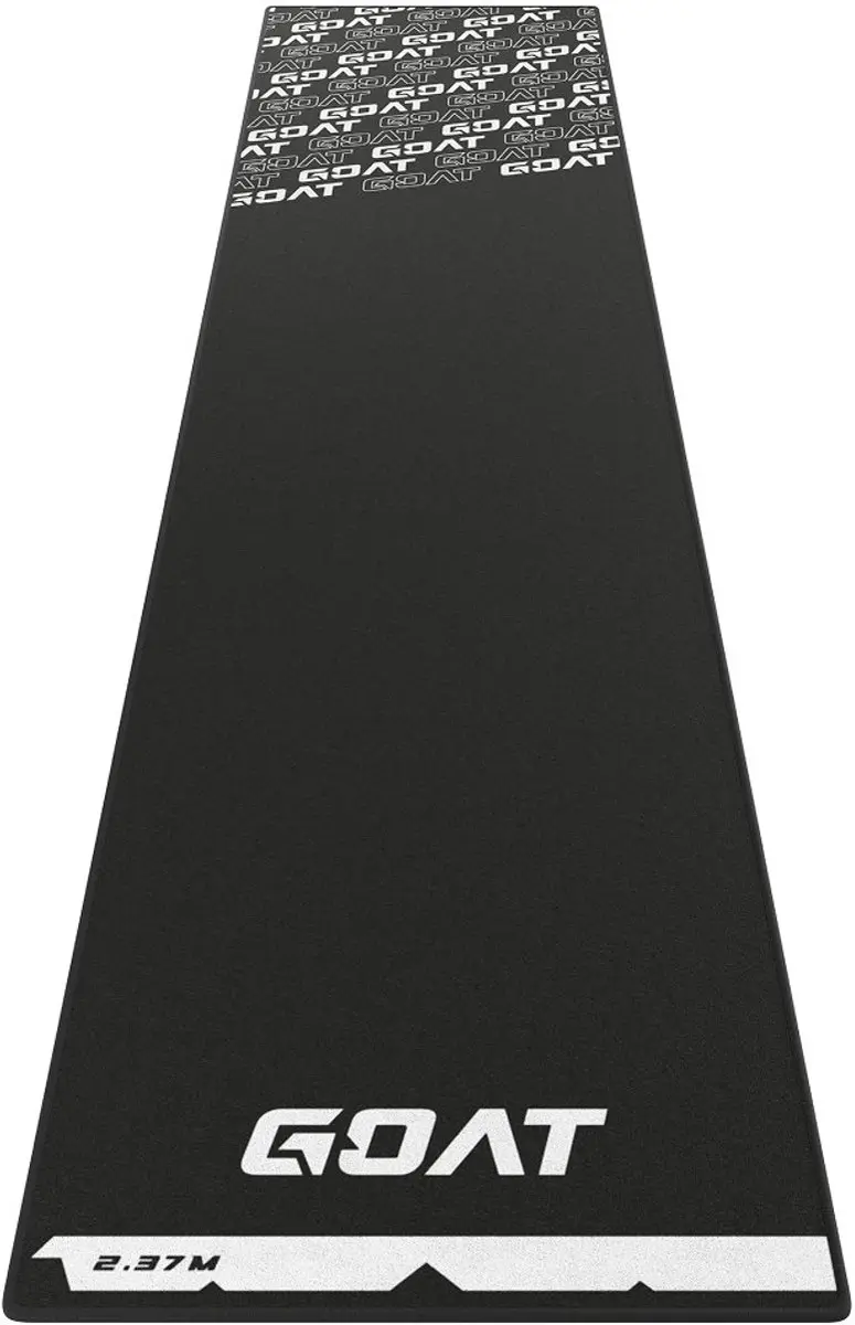 goat Carpet Dartmat GD2200010 - 241x60cm - Zwart/Wit - afbeelding 6 van 6