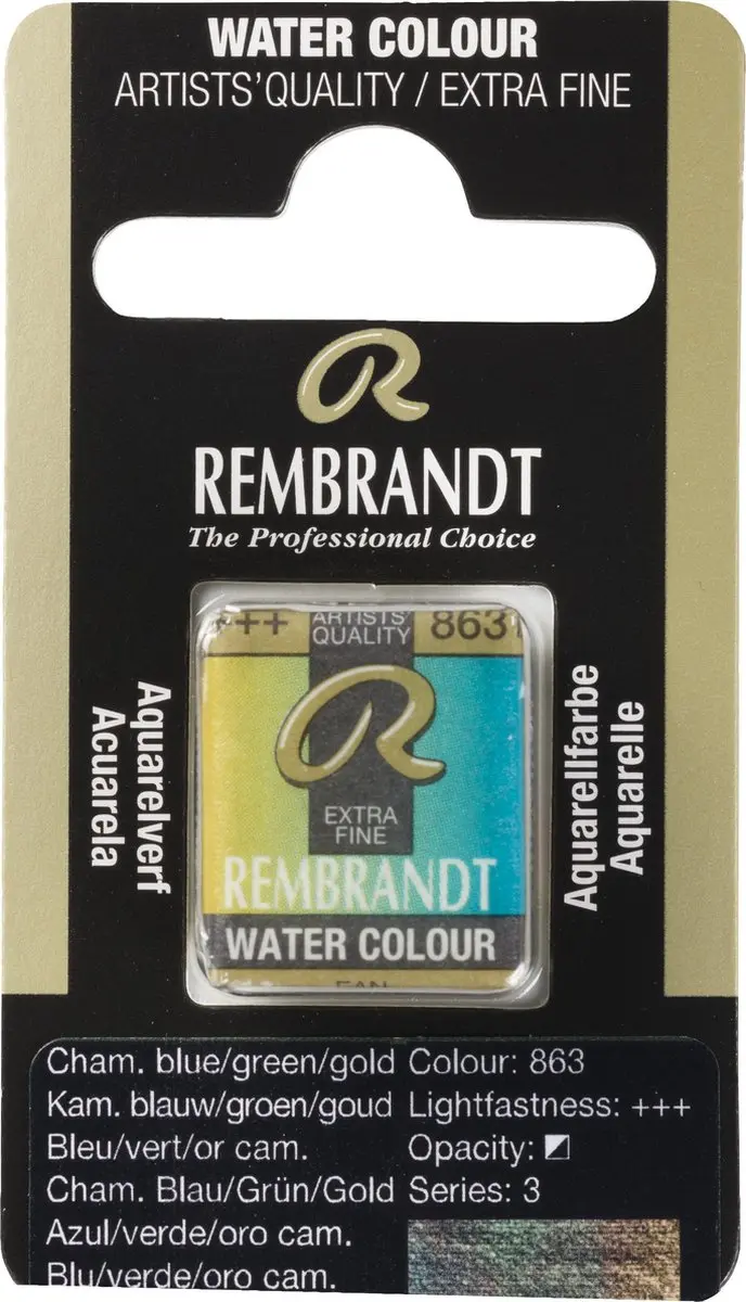 Rembrandt Aquarelverf Kameleon Blauw-Groen-Goud