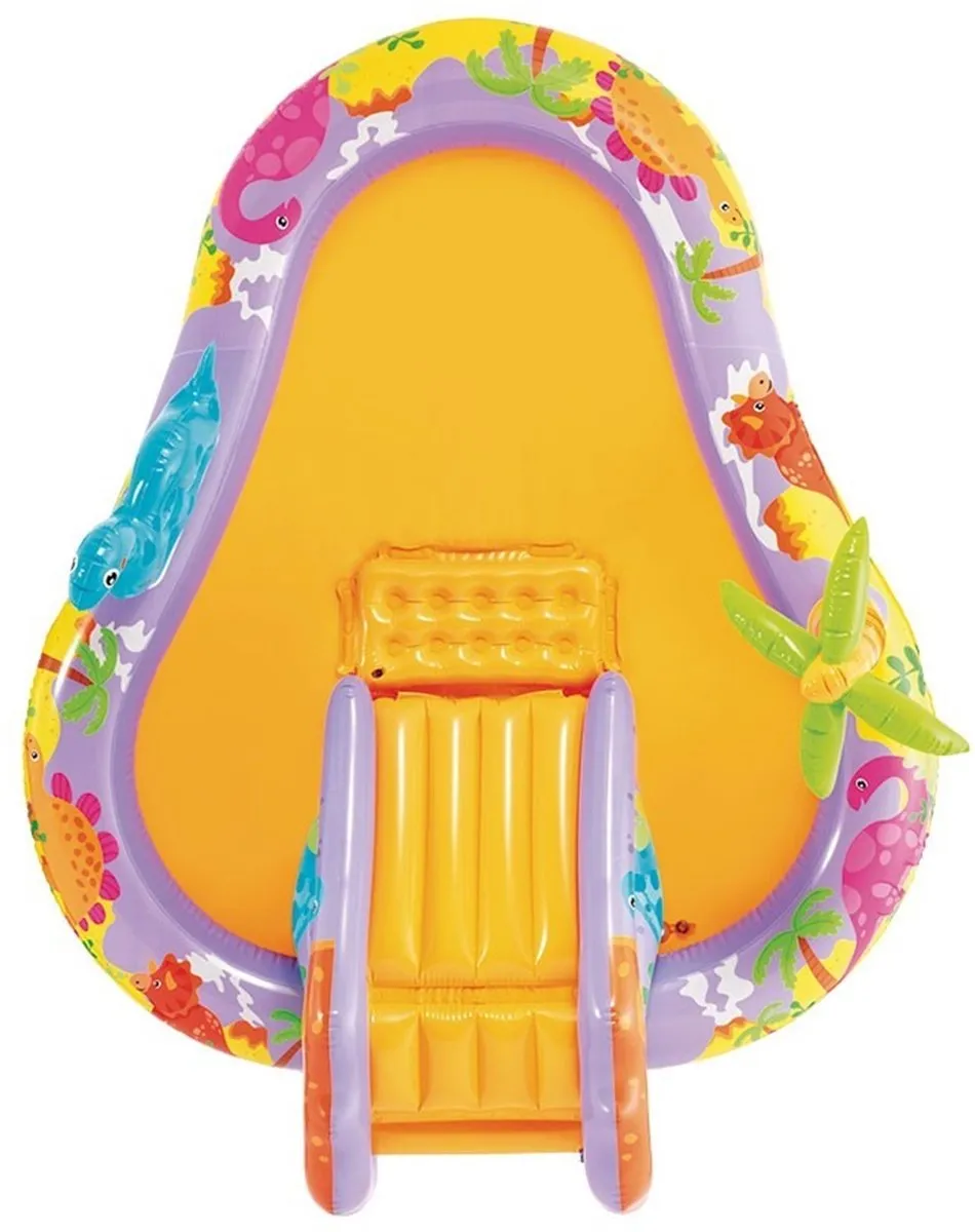 Intex Dino Park Opblaaszwembad 201x157x69cm - 56139NP - Multicolor