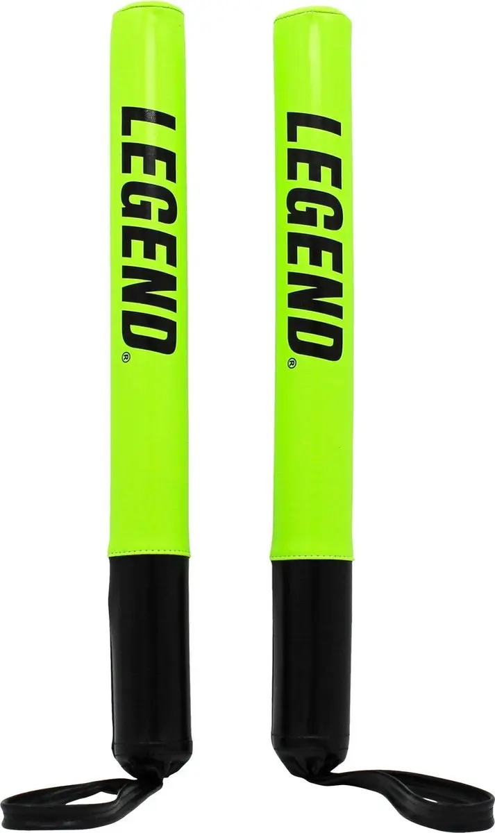 Legend Target Sticks Stootkussens - 2 Stuks - Zwart/Neon Geel