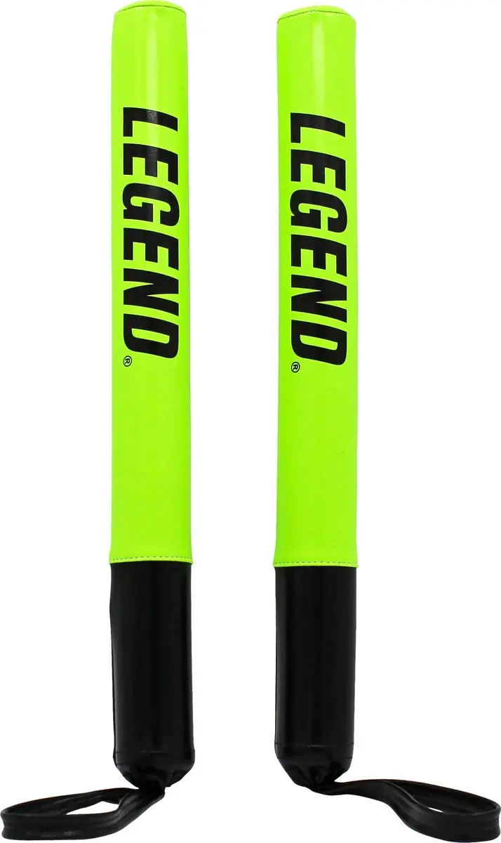 Legend Target Sticks Stootkussens - 2 Stuks - Zwart/Neon Geel