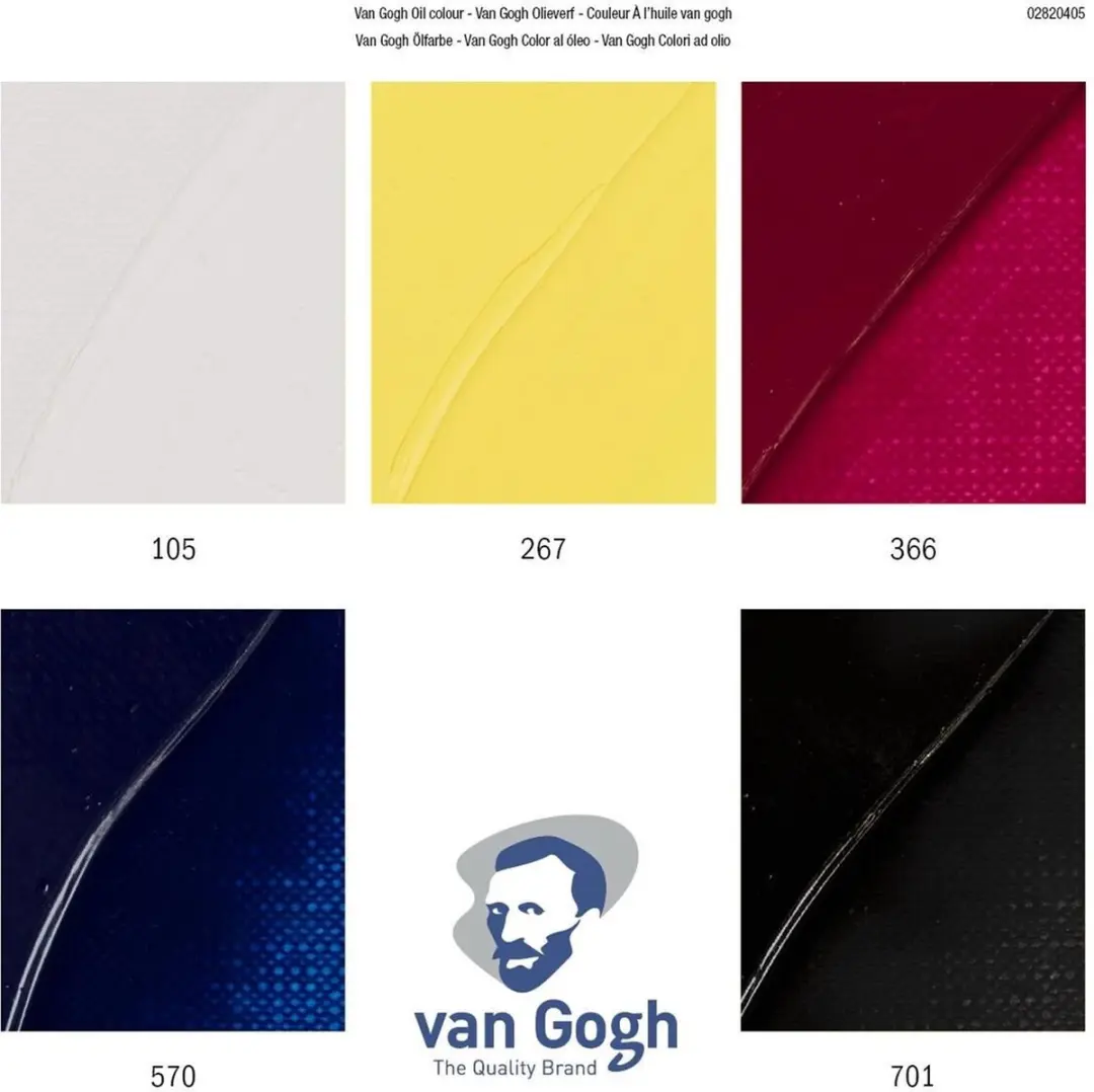 Van Gogh Olieverf Primaire Mengset - 5 Kleuren 20ml