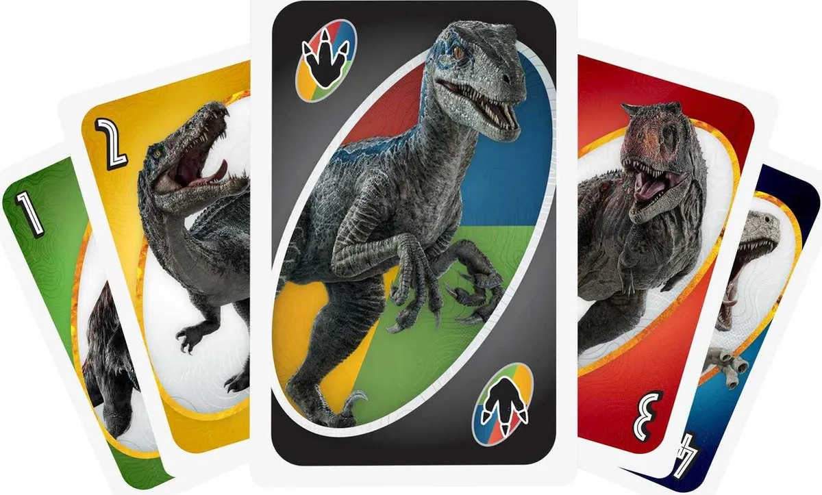 Mattel UNO Jurassic World Kaartspel - 4583122
