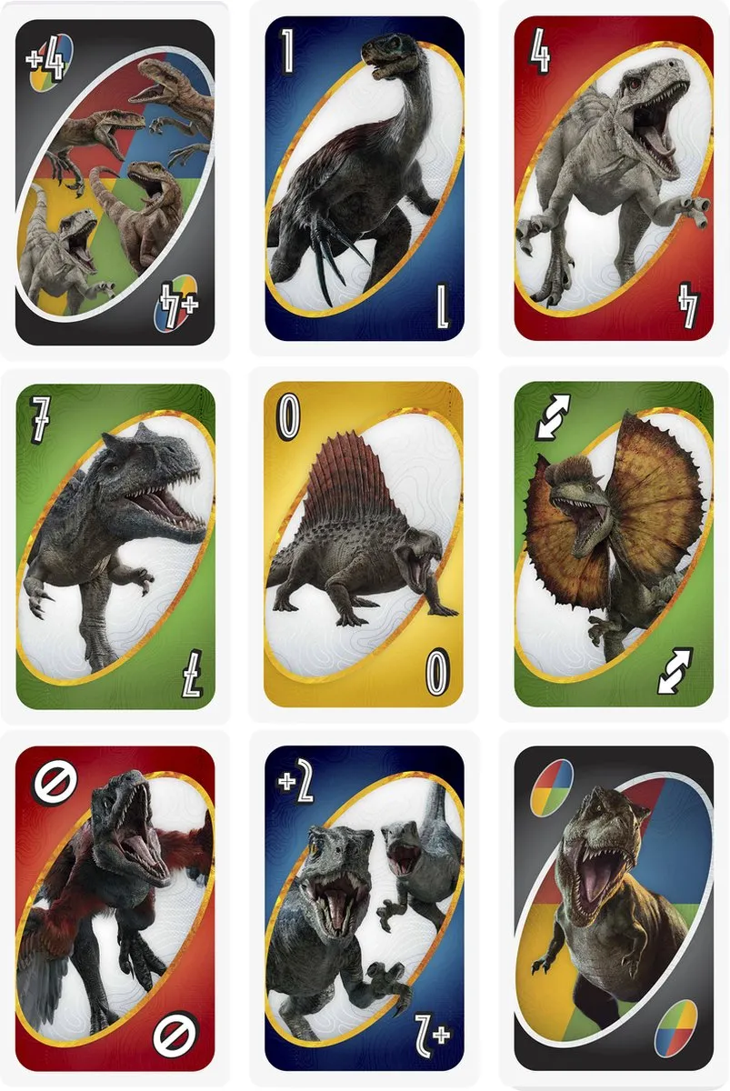 Mattel UNO Jurassic World Kaartspel - 4583122