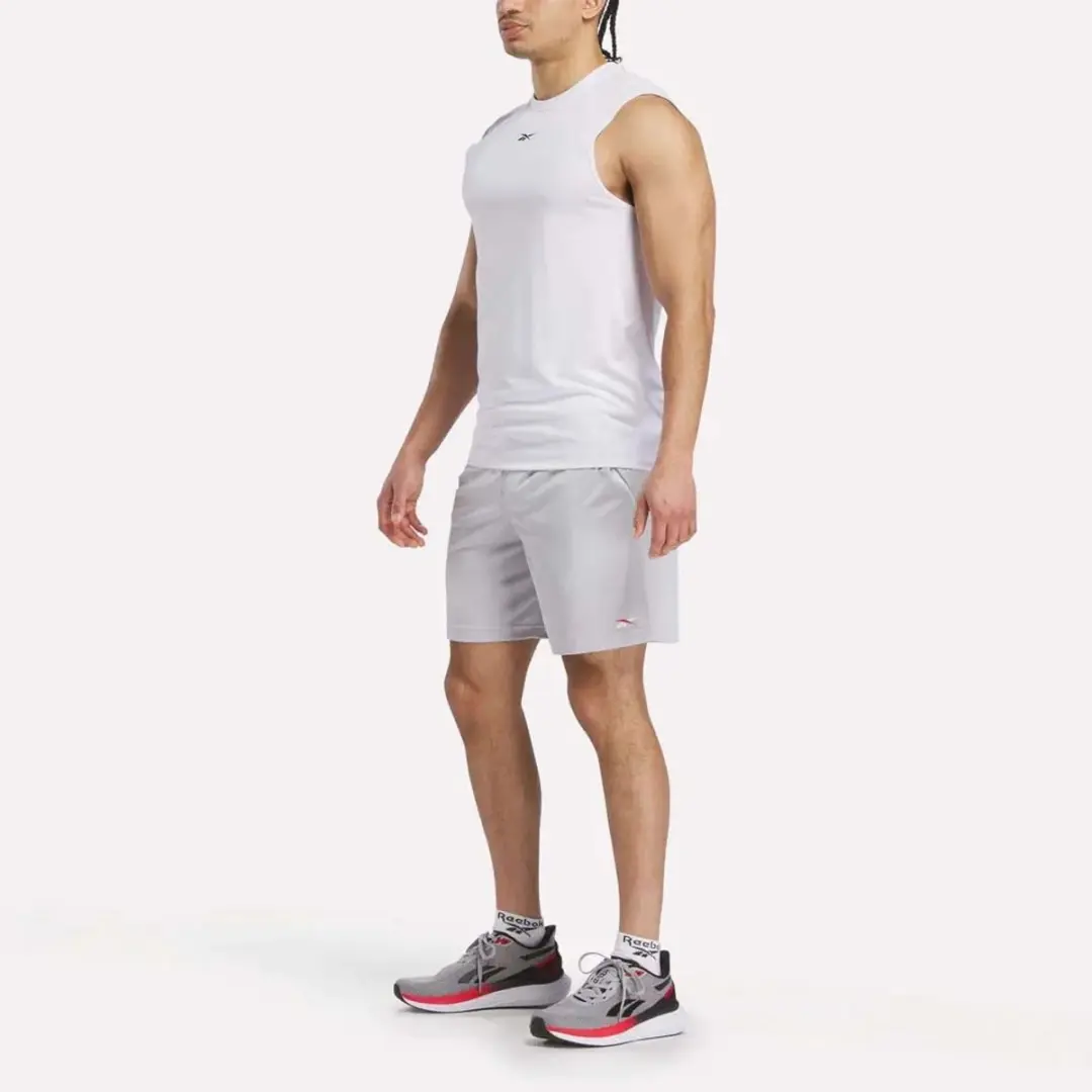 Reebok Blocked Korte Broek S - Grijs/Inverted Aqua