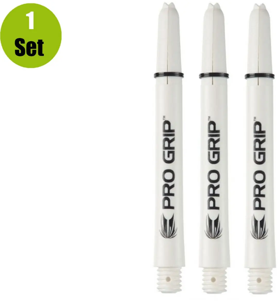 Target Pro Grip Shaft Wit - 3 Stuks