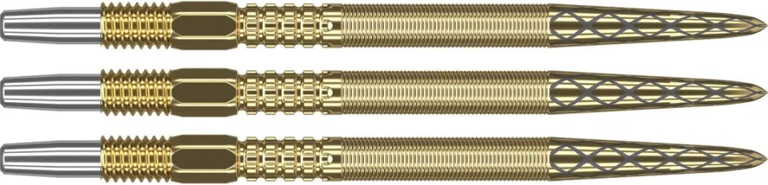 Target Swiss DX Points Goud 26mm - 3 Stuks