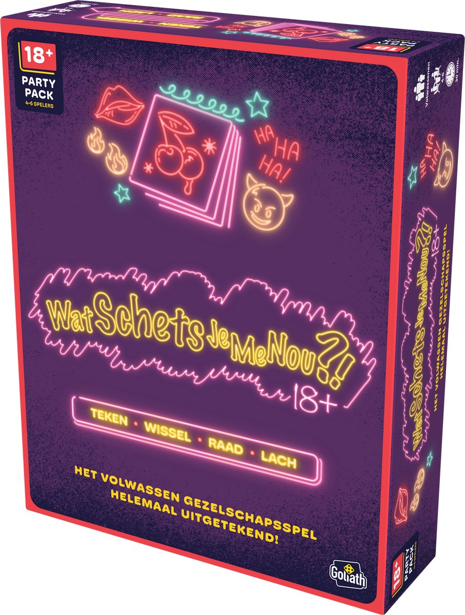 Goliath Wat Schets Je Me Nou 18+ - Partyspel - Tekenspel - Raadspel