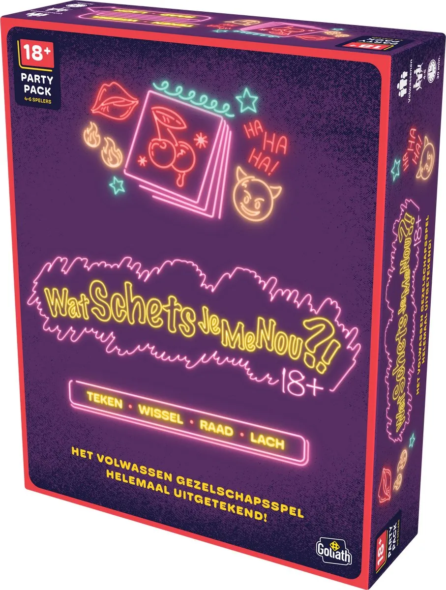 Goliath Wat Schets Je Nou 18+ Tekenspel - 6 Spelers