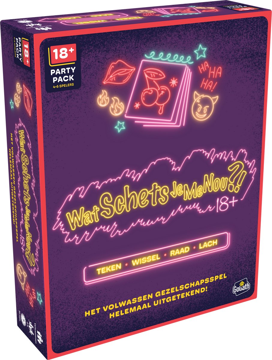 Goliath Wat Schets Je Me Nou 18+ - Partyspel - Tekenspel - Raadspel