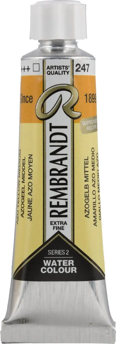 Rembrandt Aquarelverf Azo Yellow Medium 10ml