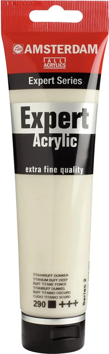 Amsterdam Acrylverf Expert Titaanbuff Donker 150ml