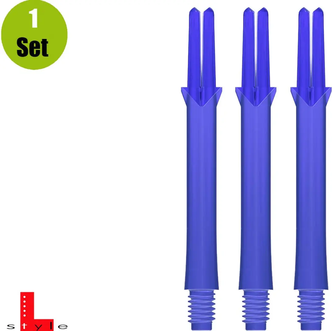 L-Style L-Shaft Locked Straight Blauw SL1304 Dart Shafts - 3 Stuks