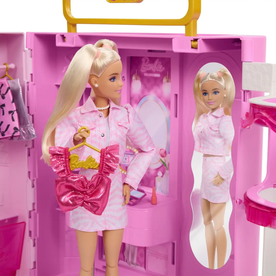Barbie Spin & Style Kledingkast - Poppenhuisaccessoires - 20 Stuks