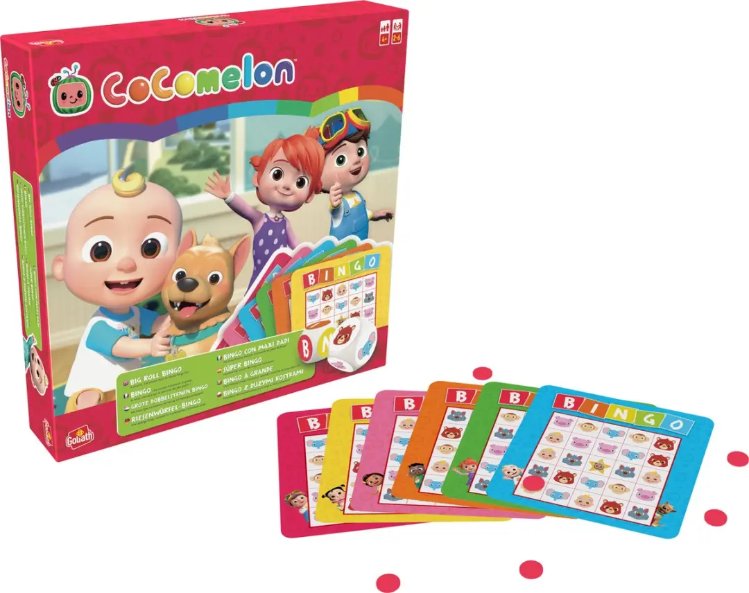 Goliath CoComelon Bingo - Grote Dobbelstenen - 6 Spelers