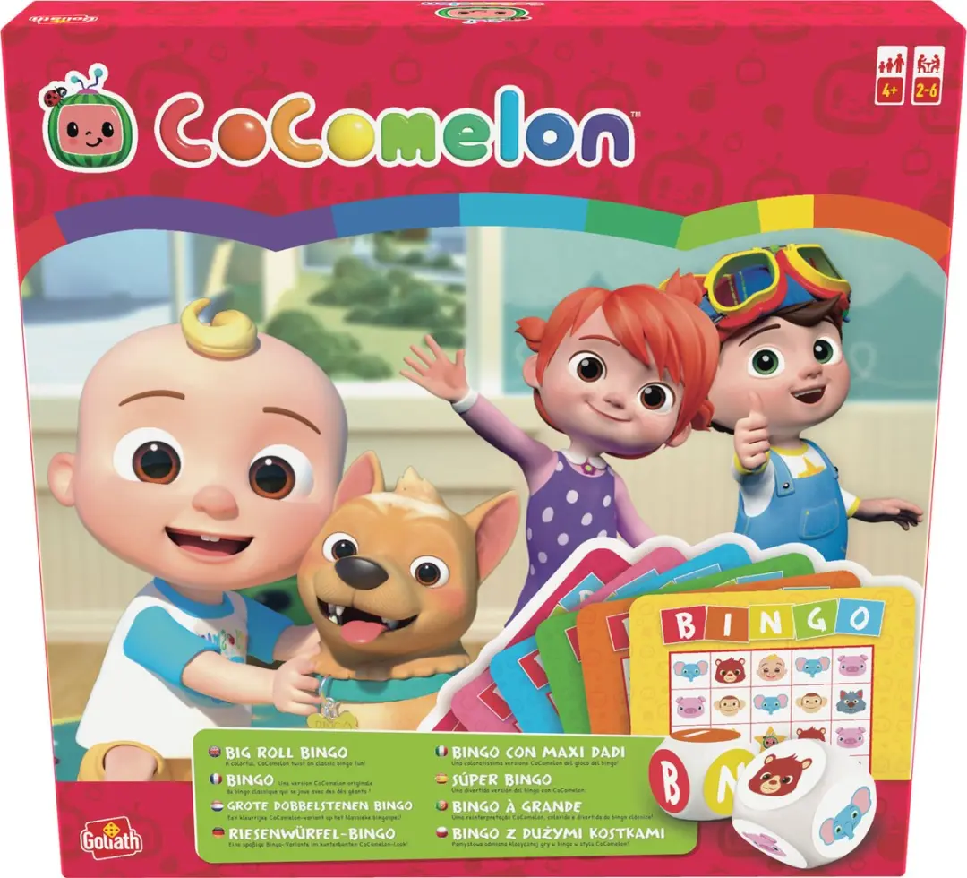 Goliath CoComelon Bingo - Grote Dobbelstenen - 6 Spelers