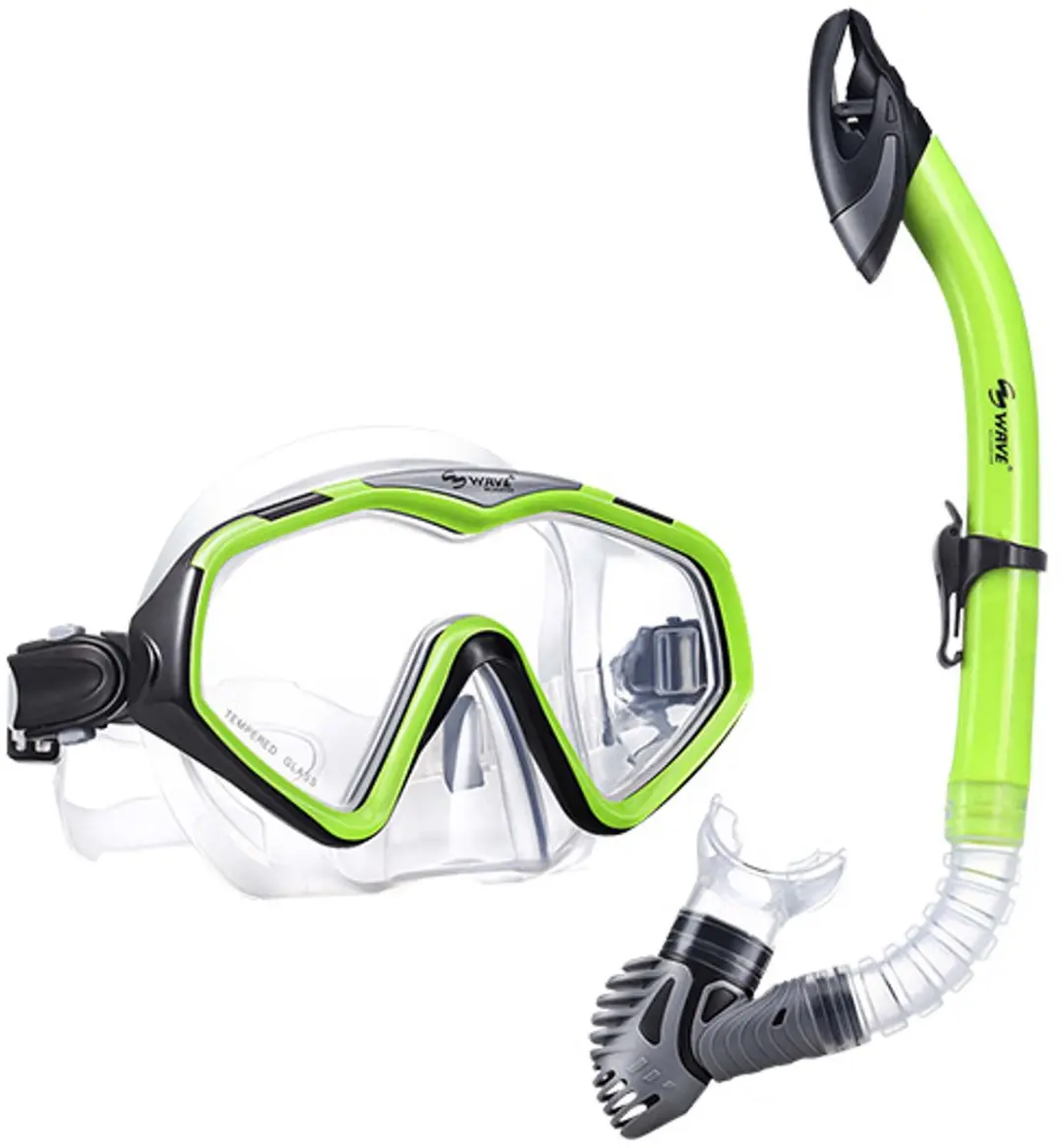 Aquatech Snorkelset Pro X 926496 - Blauw