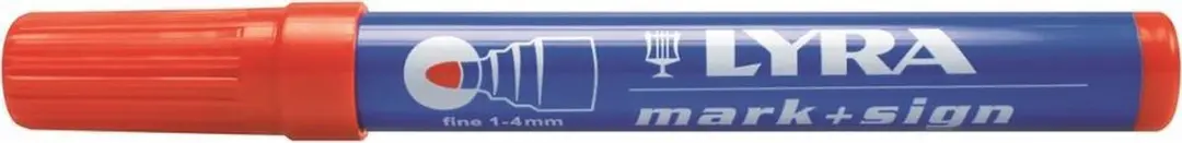 Lyra Mark + Sign Merkstift 4020017 - Rood