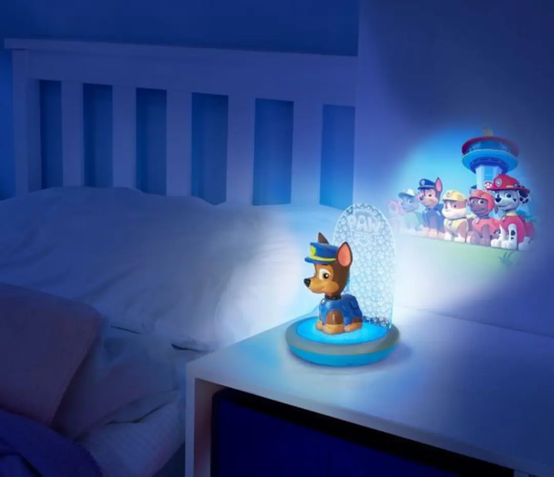 PAW Patrol Nachtlamp Chase - Blauw