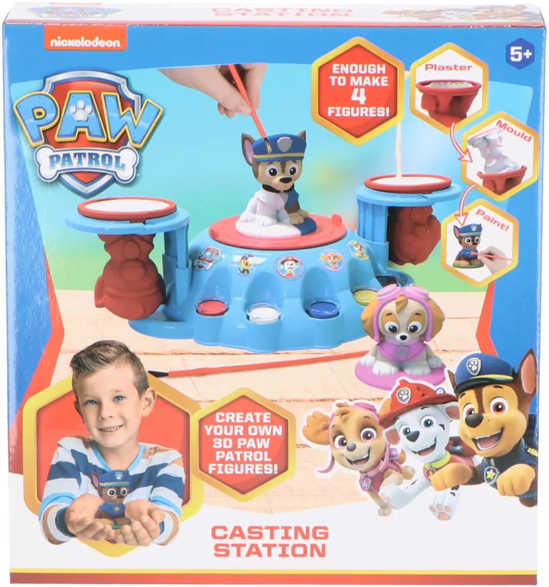 PAW Patrol Gips Figuren Maken Set - Blauw - afbeelding 6 van 6