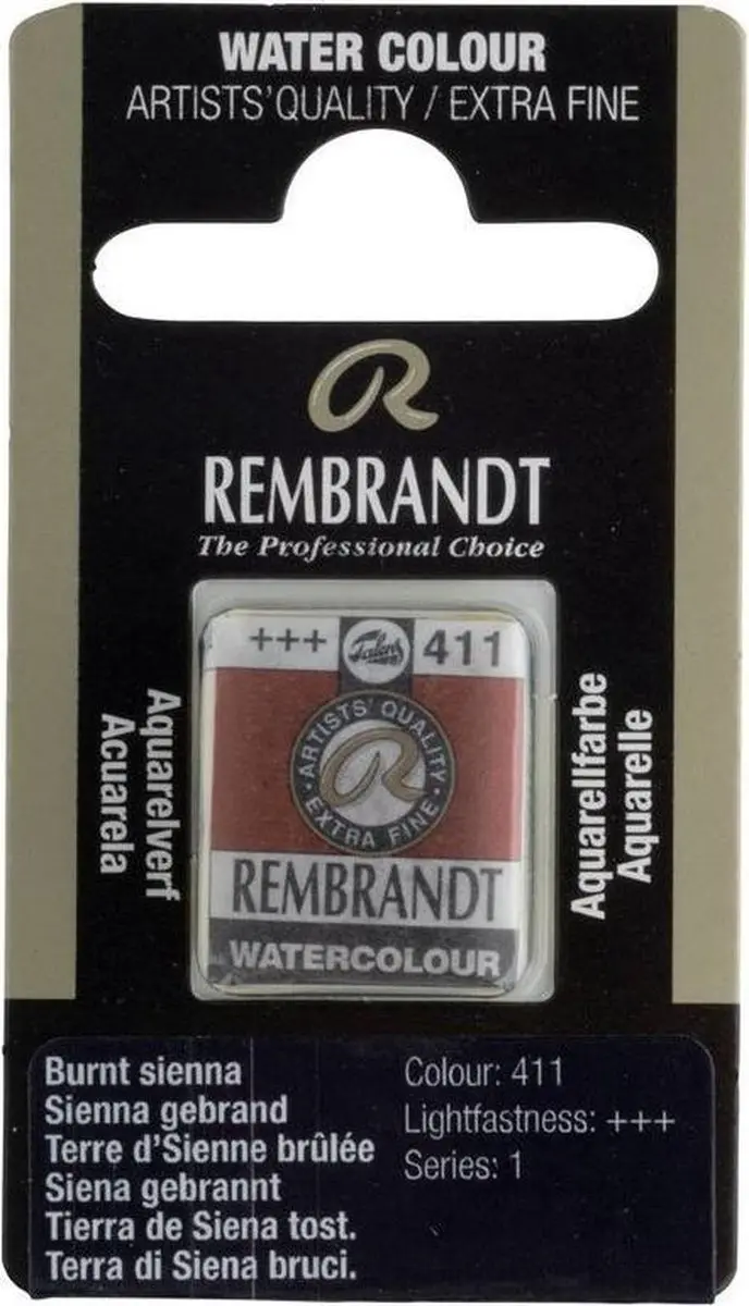 Rembrandt Waterverf Napje Burnt Sienna 10g