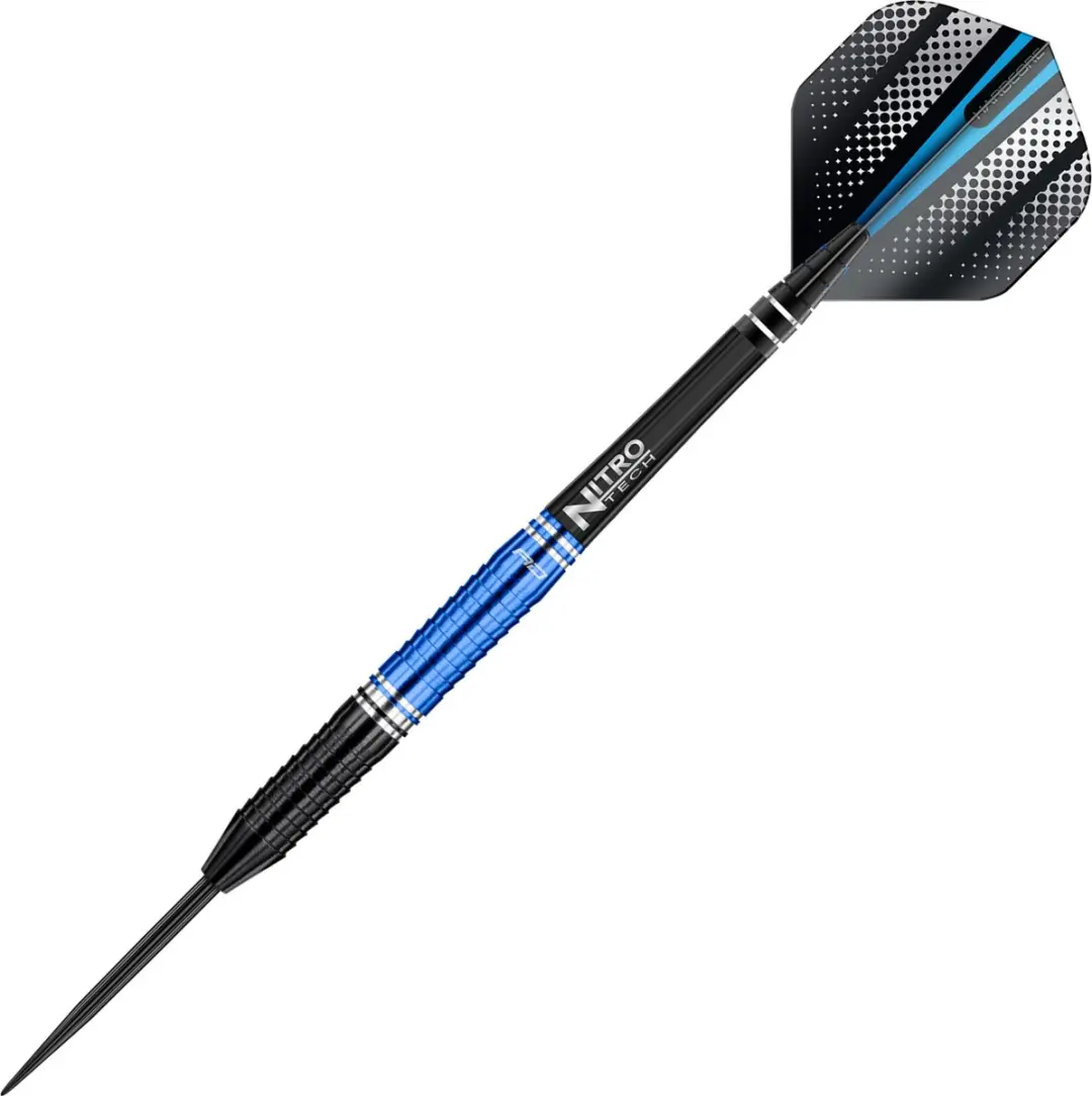 Red Dragon Razor Edge ZX-3 Dartpijlen - 3 Stuks - ZwartBlauw - afbeelding 6 van 6