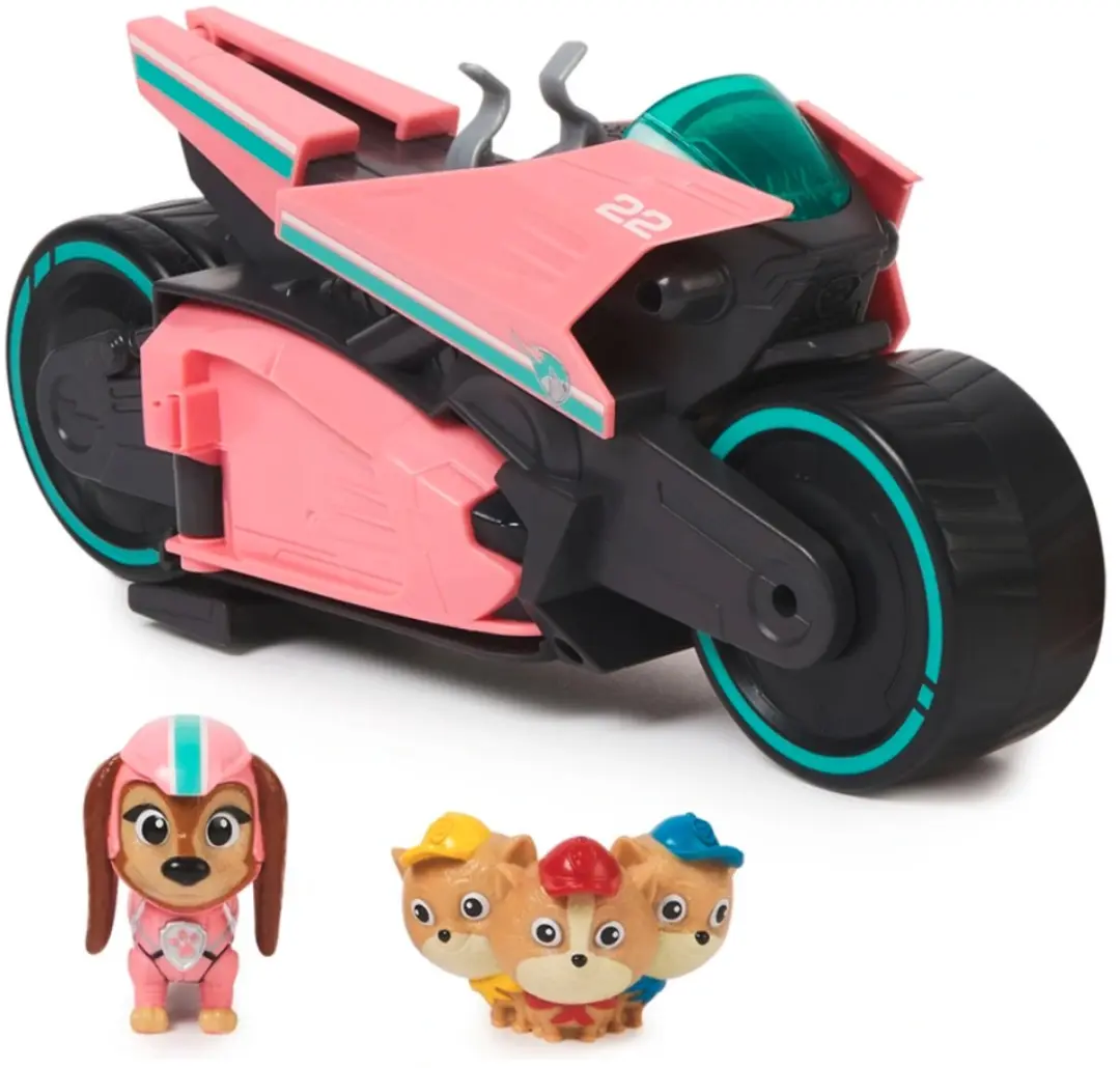 PAW Patrol Reddingsmotor met Liberty en 3 Junior Patrollers