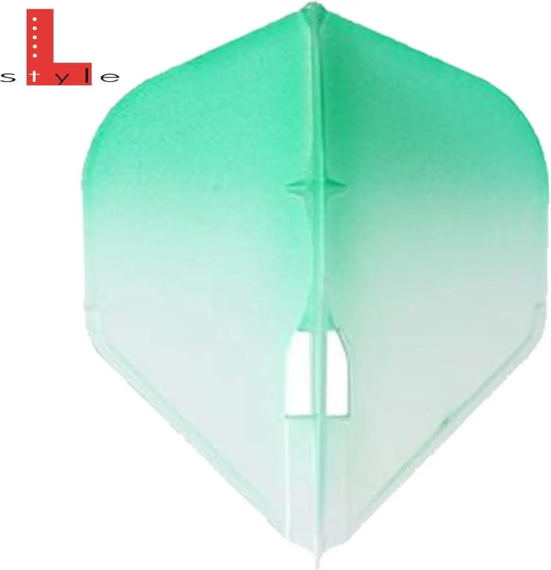 L-Style Champagne L1 Standard Dart Flights - Groen - 3 Stuks