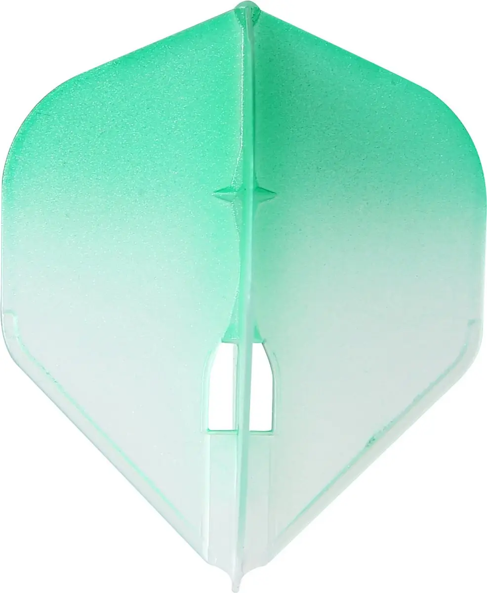 L-Style Champagne L1 Standard Dart Flights - Groen - 3 Stuks