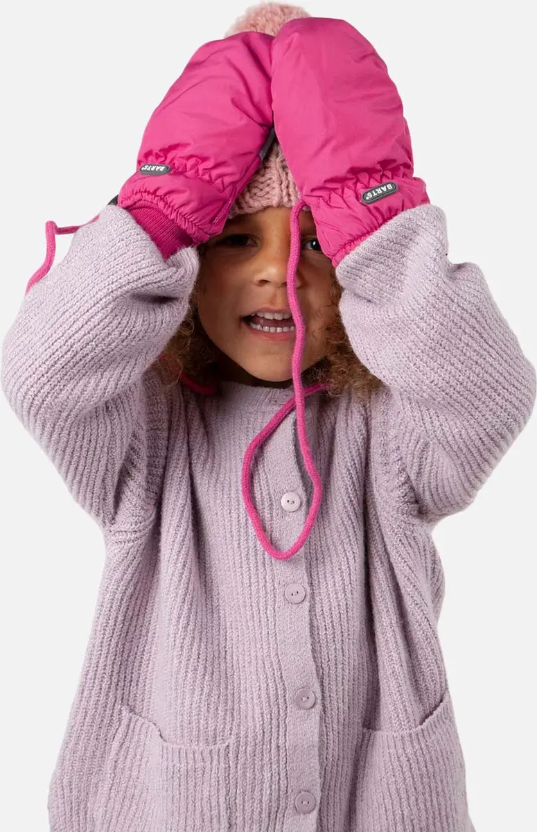 Barts Nylon Mitts Kids Handschoenen Roze - Maat 5