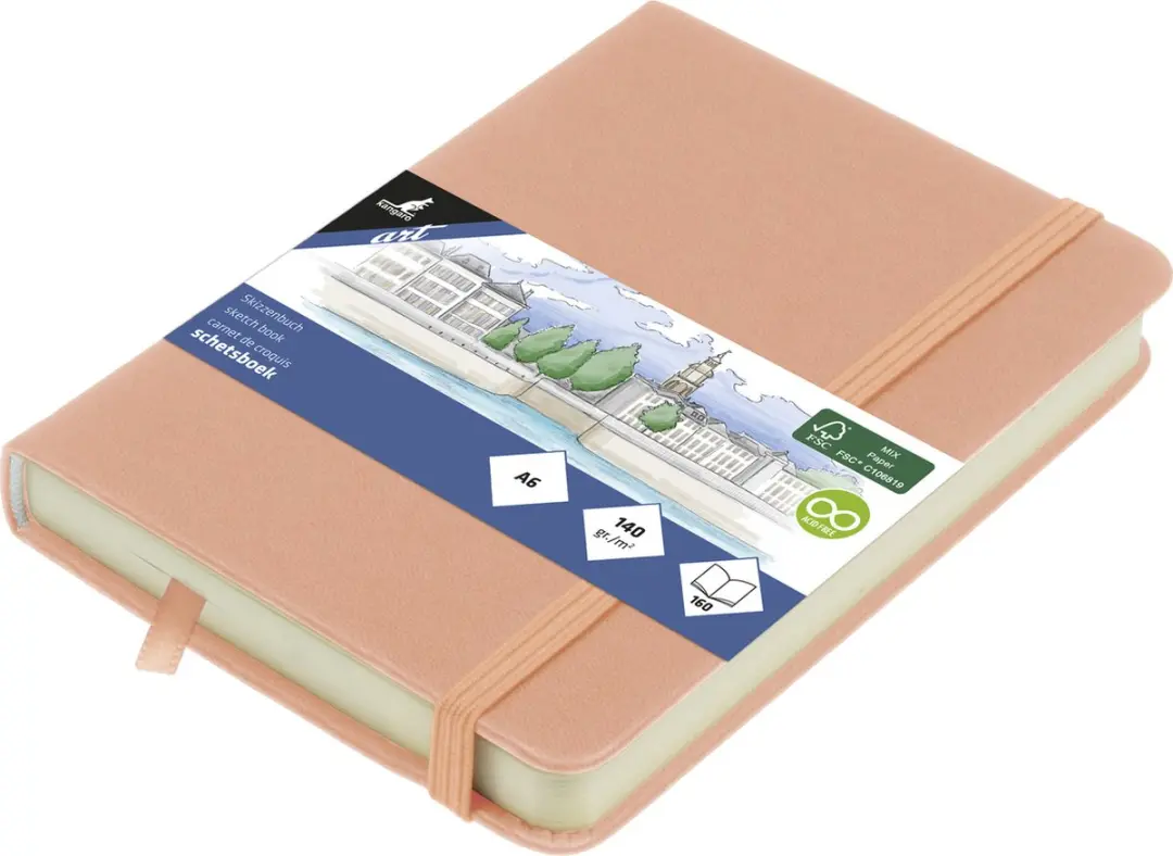 Kangaro K-861212 Schetsboek A6 Oudroze