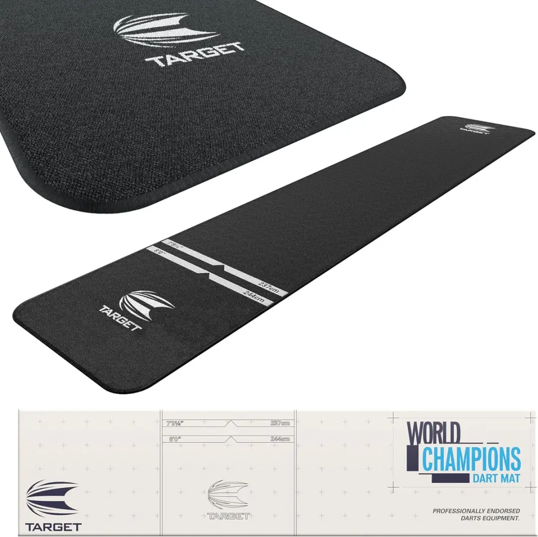 Target World Champions Professionele Dartsmat Wit - 2kg