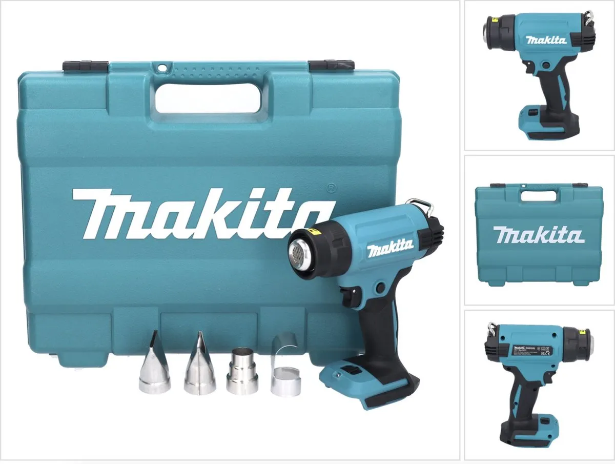 Makita DHG181ZK Heteluchtpistool 18V - 6 standen