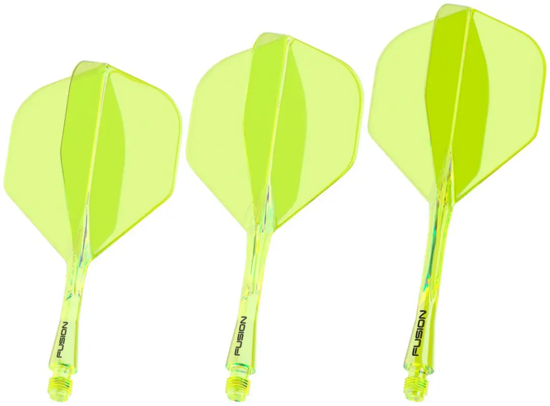 Winmau Fusion Neon Geel Dart Flights