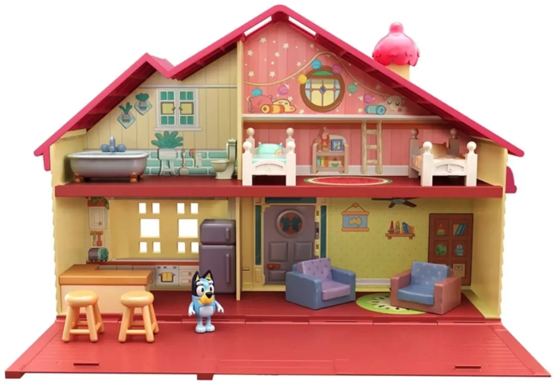 Moose Toys Bluey Speelhuis - 29x45cm - 1 Figuur + 12 Accessoires