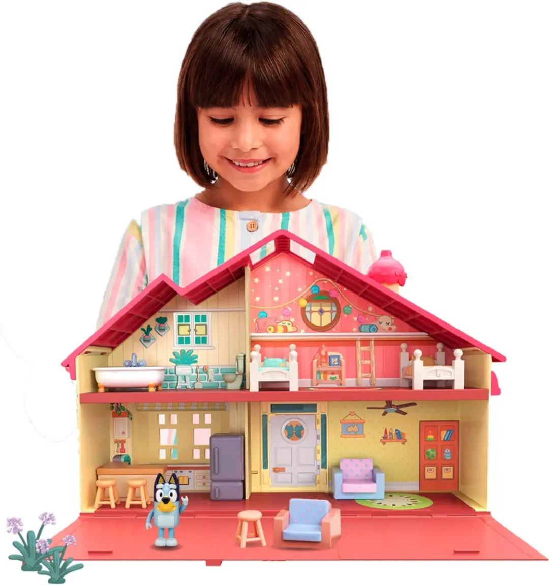 Moose Toys Bluey Speelhuis - 29x45cm - 1 Figuur + 12 Accessoires