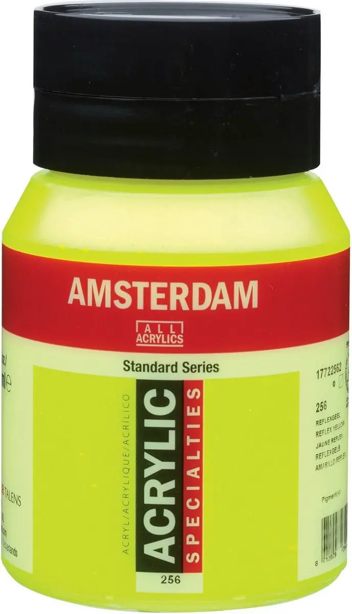 Amsterdam Standard Acrylverf 256 Reflexgeel 500ml